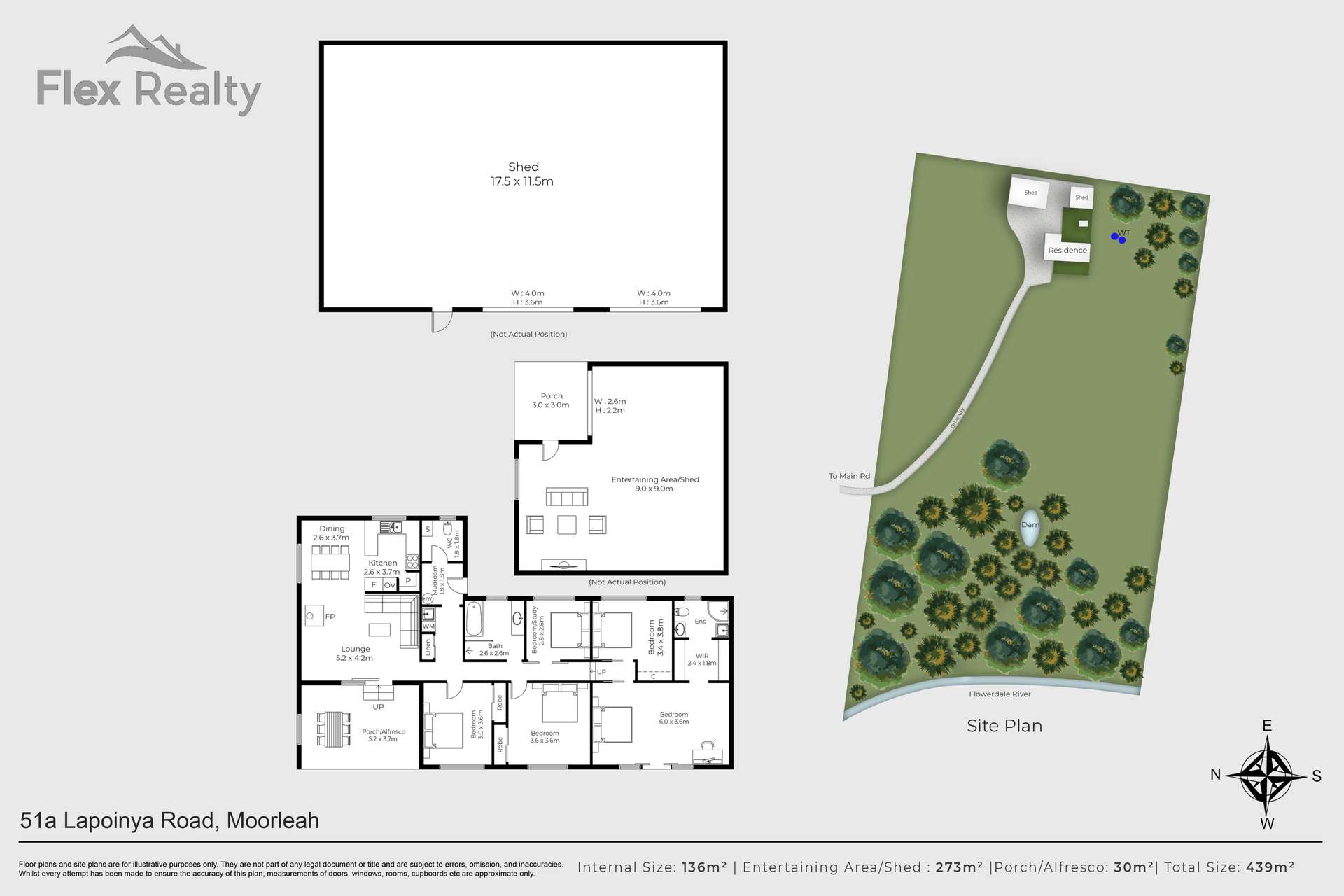 51A Lapoinya Road, Moorleah For Sale by Farmbuy.com - floorplan 1