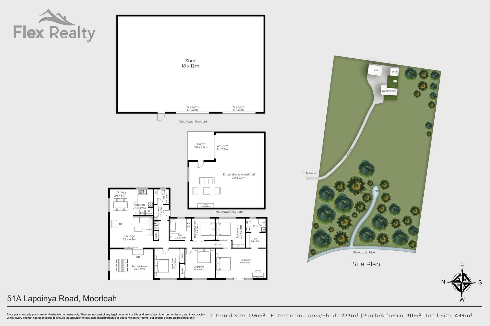 51A Lapoinya Road, Moorleah For Sale by Farmbuy.com - floorplan 1