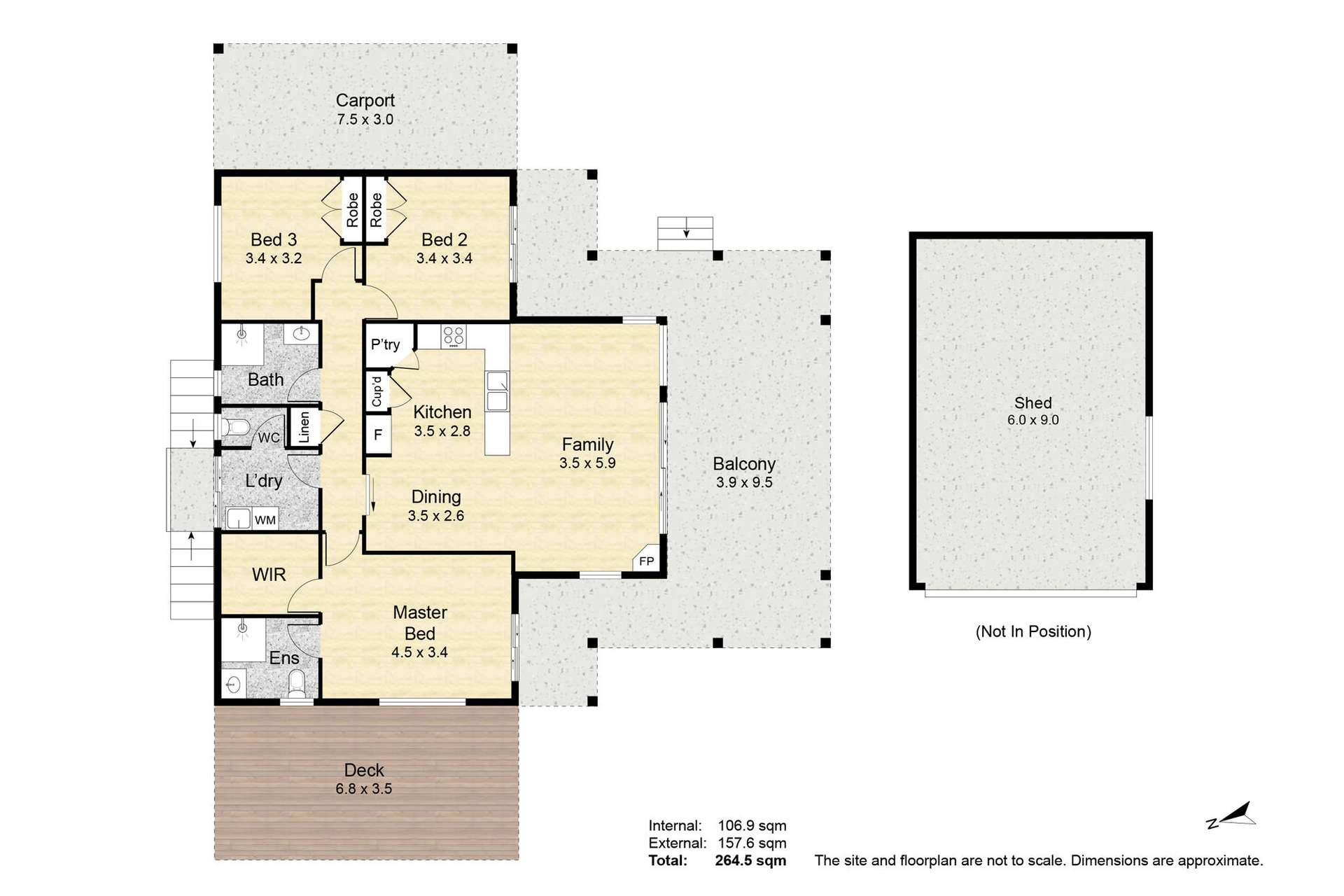50 Scaevola Road, Coondle For Sale by Farmbuy.com - floorplan 1