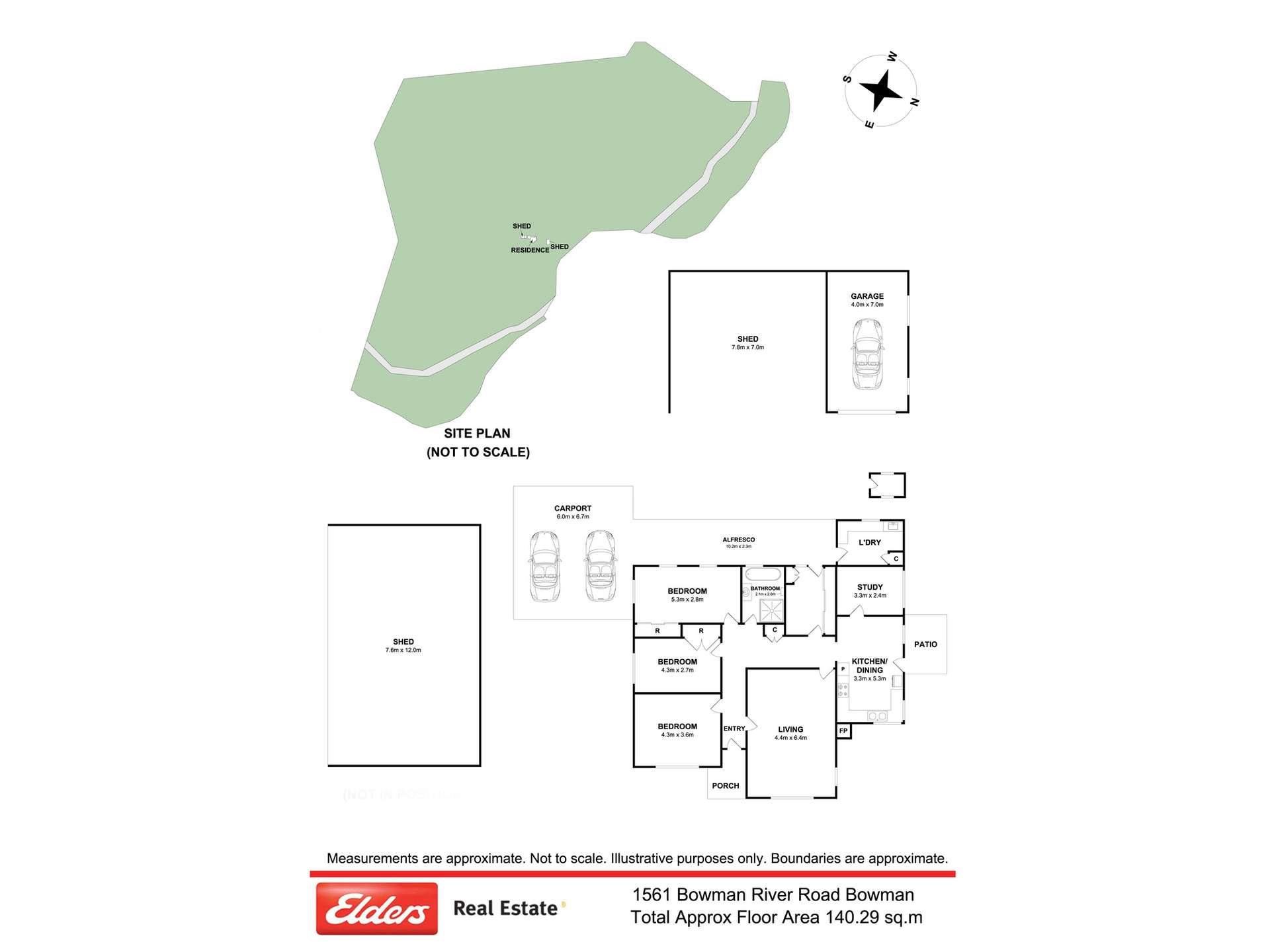 1561 Bowman River Road, Bowman Via, Gloucester Sold by Farmbuy.com - floorplan 1