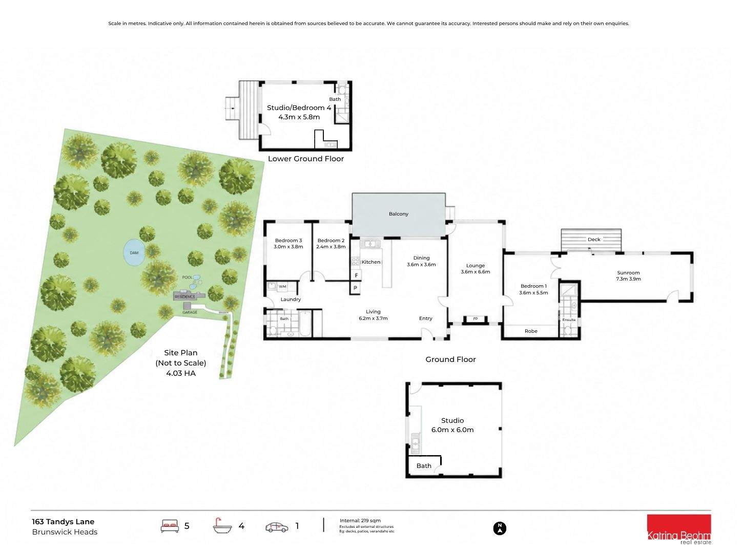 163 Tandys Lane, Brunswick Heads For Sale by Farmbuy.com - floorplan 1