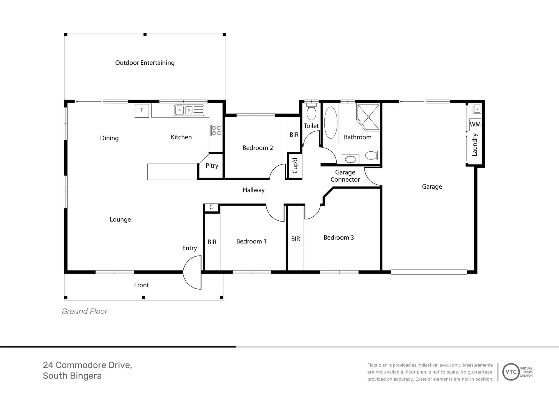 24 Commodore Drive, South Bingera For Sale by Farmbuy.com - floorplan 1