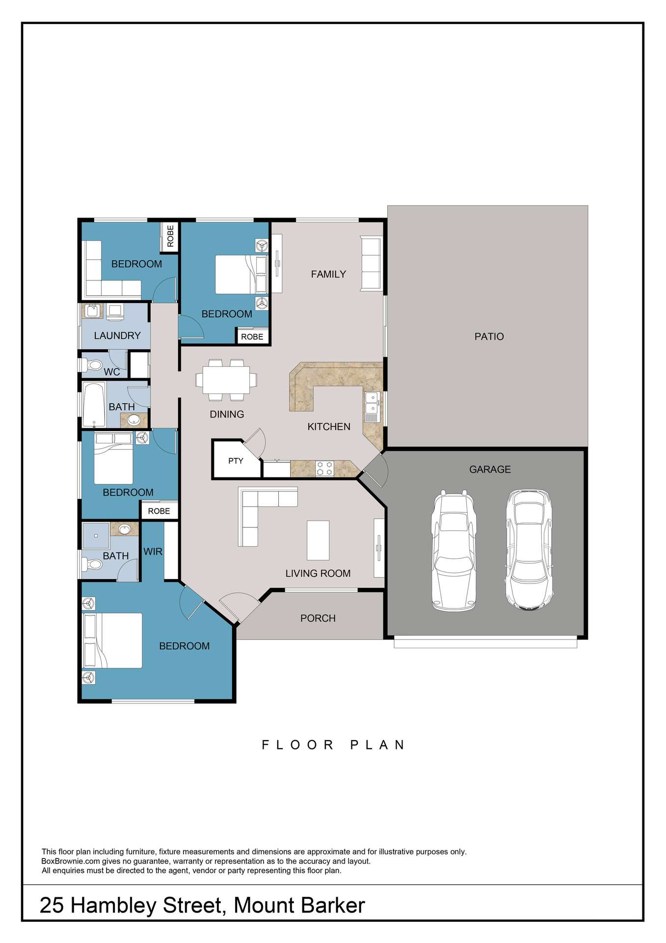 25 Hambley Street, Mount Barker For Sale by Farmbuy.com - floorplan 1