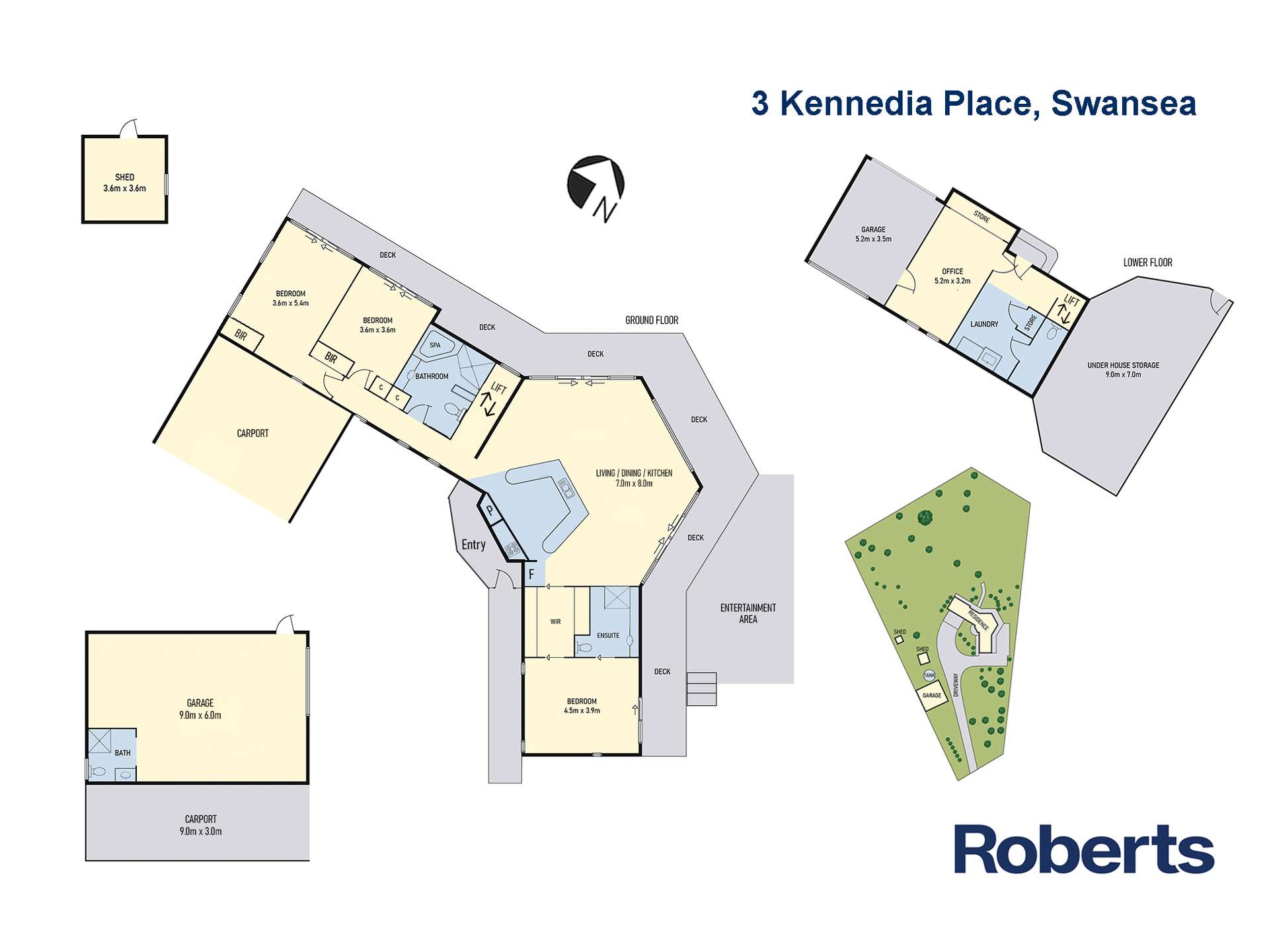 3 Kennedia Place, Swansea For Sale by Farmbuy.com - floorplan 1