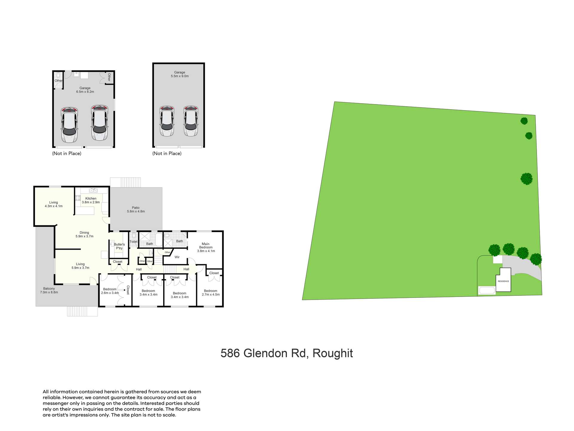 586 Glendon Road, Singleton For Sale by Farmbuy.com - floorplan 1