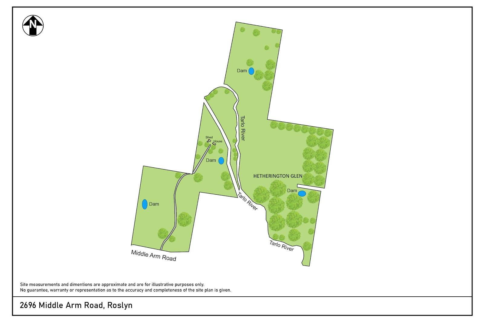 2696 Middle Arm Road, Roslyn For Sale by Farmbuy.com - floorplan 1