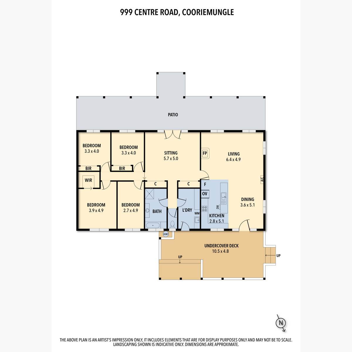 999 Centre Road, Cooriemungle For Sale by Farmbuy.com - floorplan 1