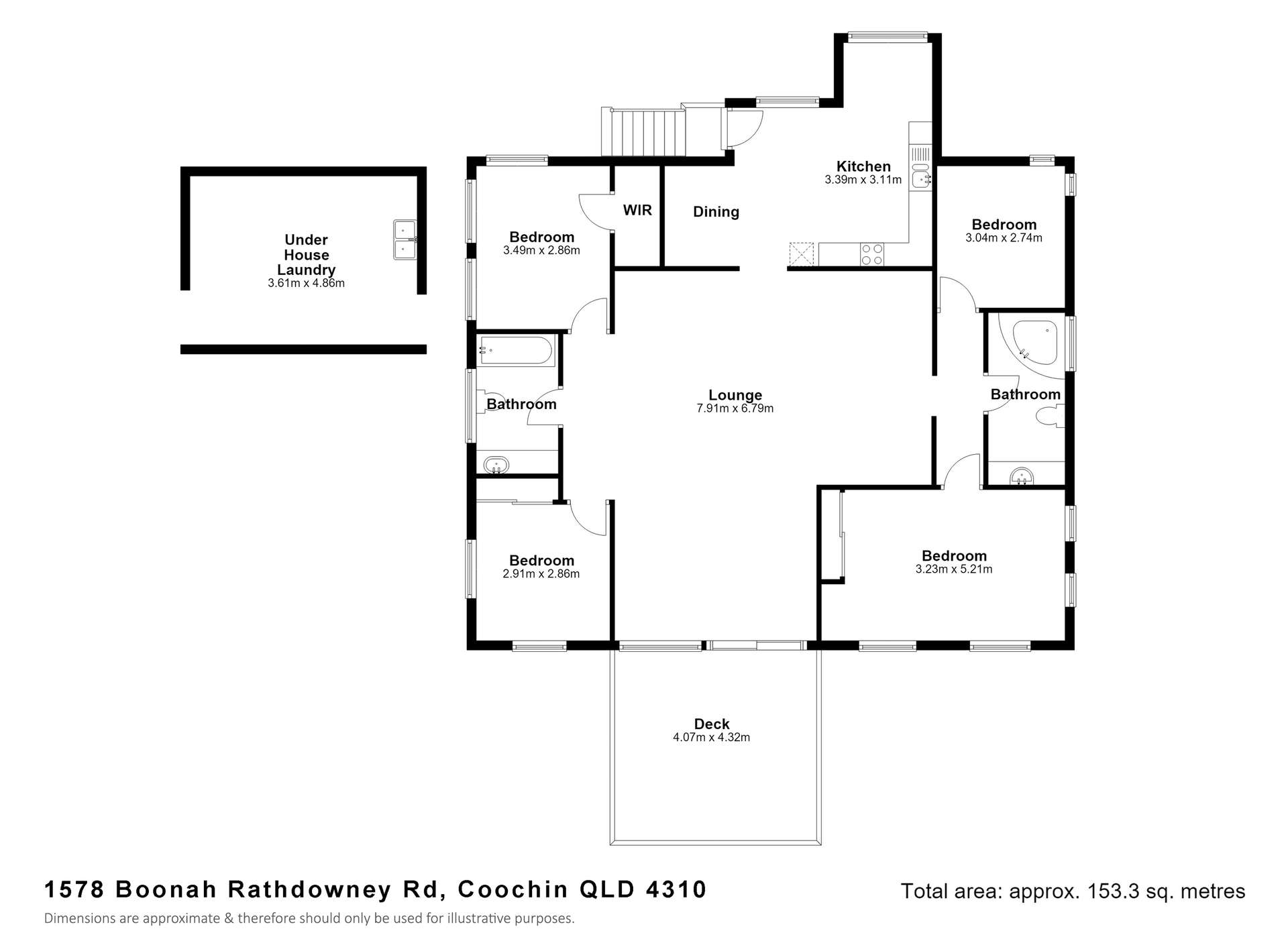 1578 Boonah Rathdowney Road, Coochin For Sale by Farmbuy.com - floorplan 1