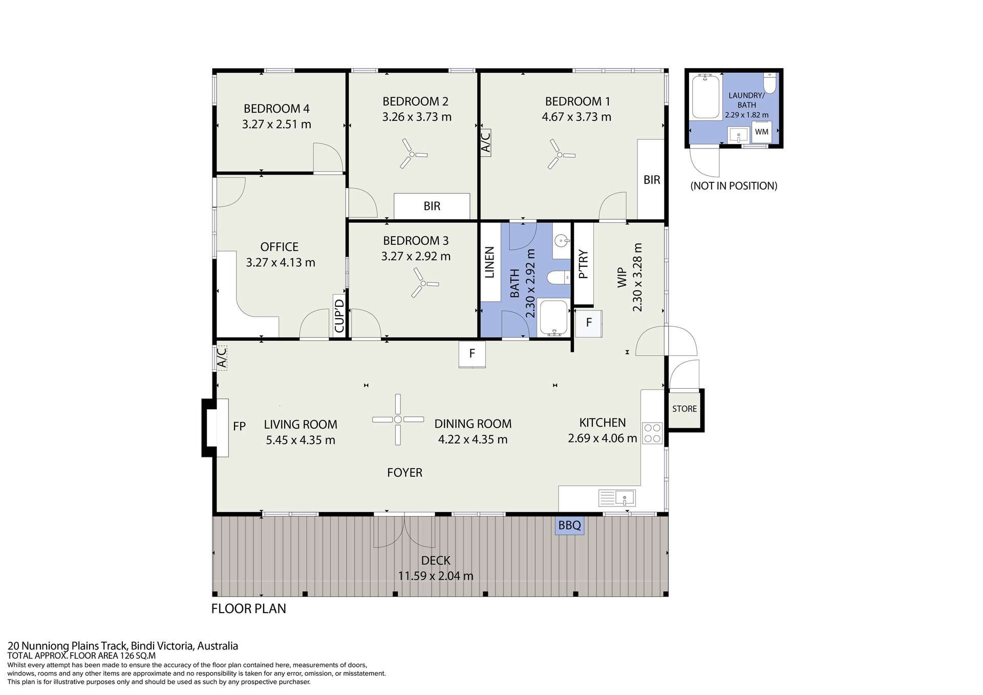 20 Nunniong Plains Track, Bindi For Sale by Farmbuy.com - floorplan 1