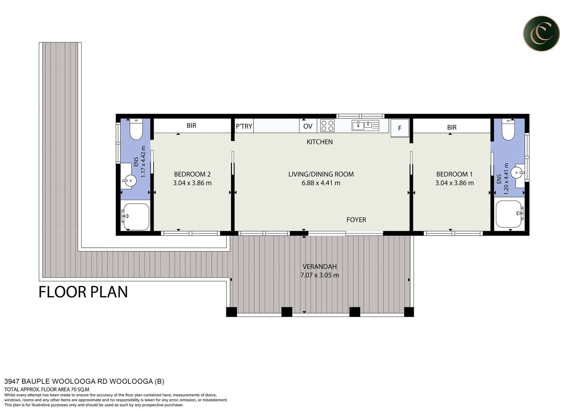 3947 Bauple Woolooga Road, Woolooga For Sale by Farmbuy.com - floorplan 2