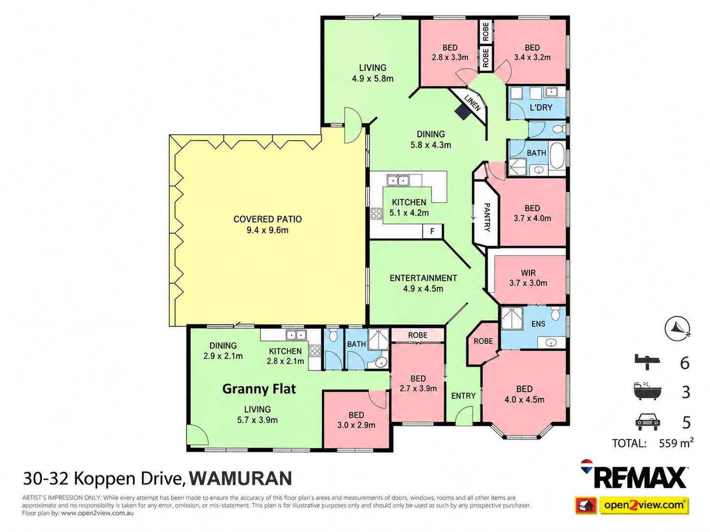 30-32 Koppen Drive, Wamuran For Sale by Farmbuy.com - floorplan 1