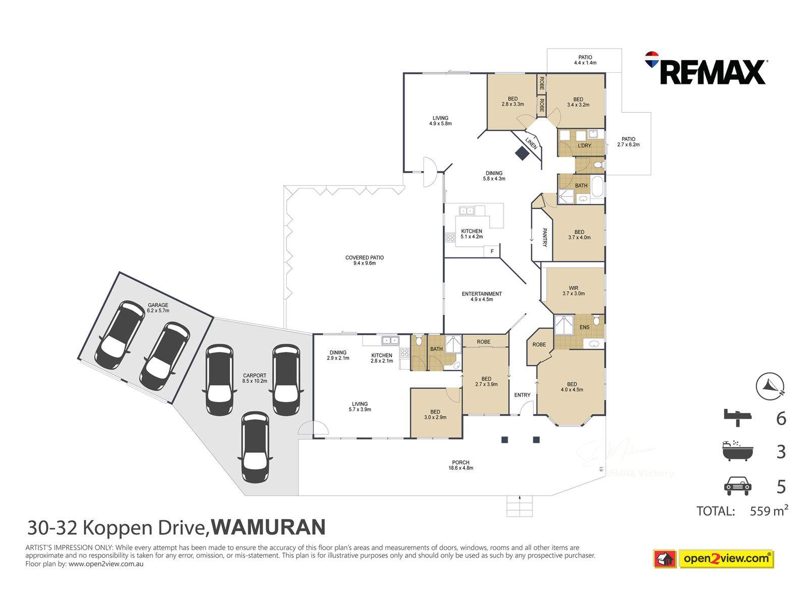 30-32 Koppen Drive, Wamuran For Sale by Farmbuy.com - floorplan 1