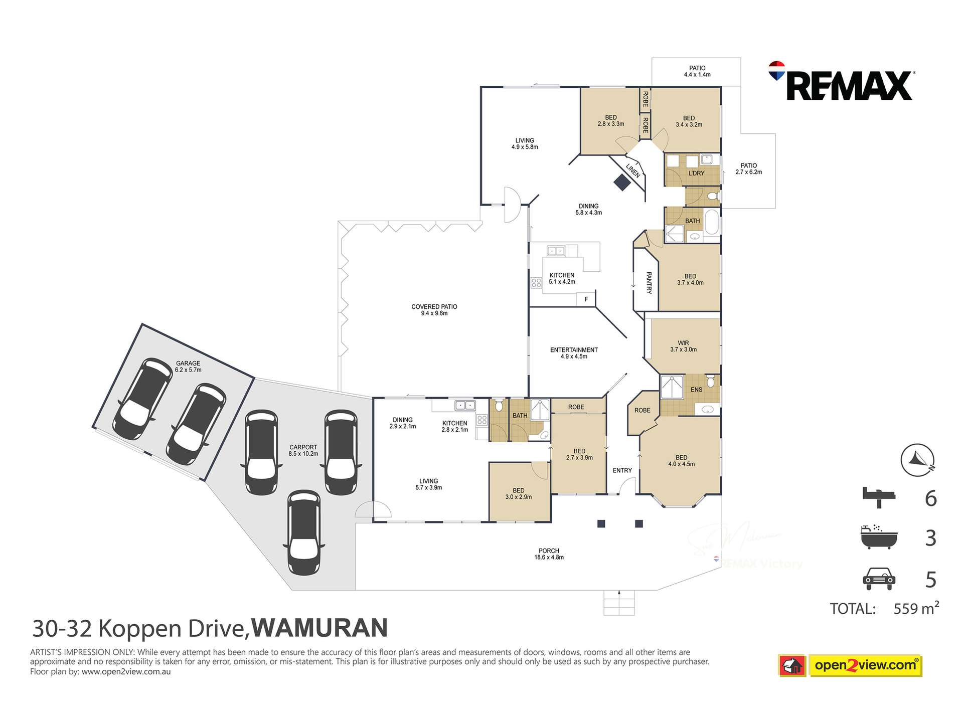 30-32 Koppen Drive, Wamuran For Sale by Farmbuy.com - floorplan 1