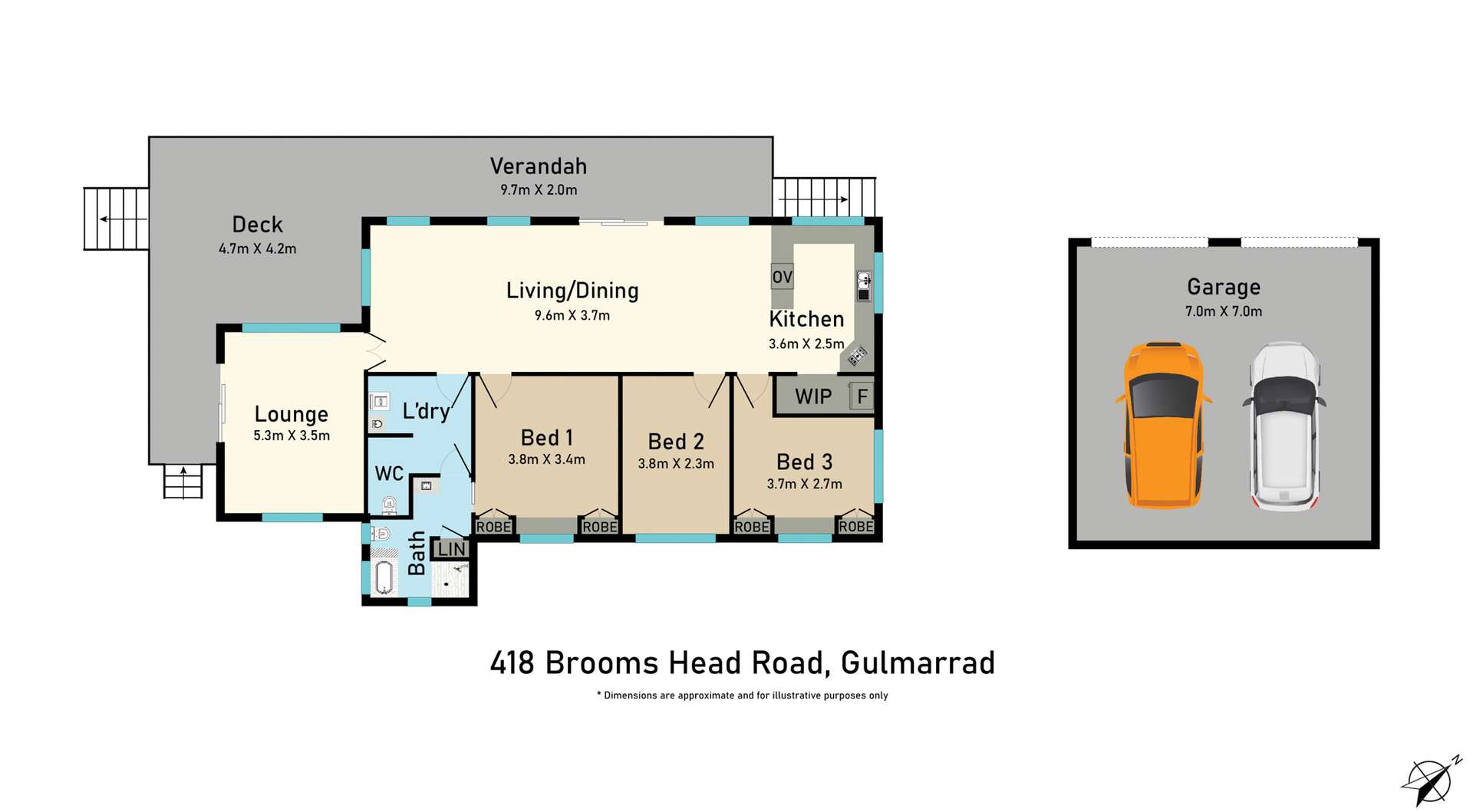 418 Brooms Head Road, Gulmarrad For Sale by Farmbuy.com - floorplan 1