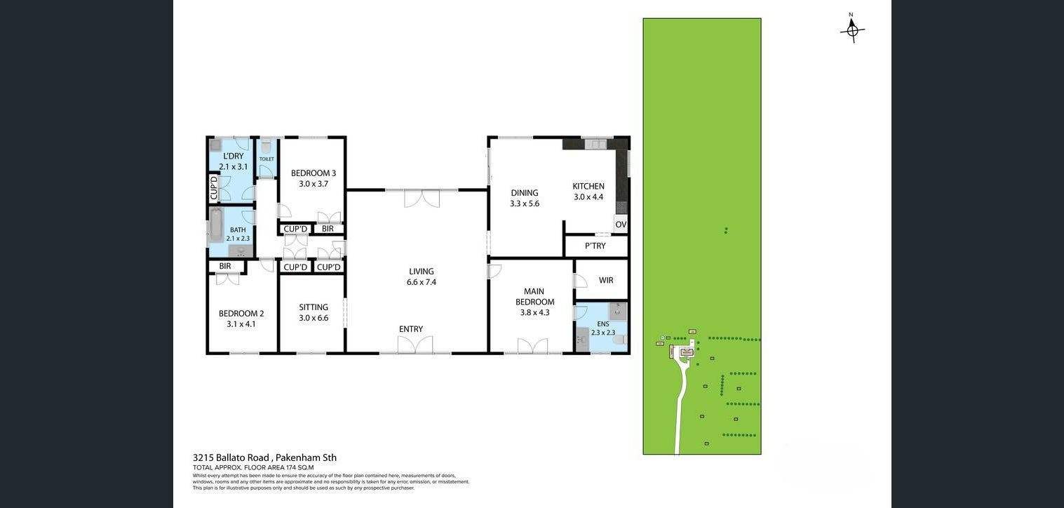 3215 Ballarto Road, Pakenham South For Sale by Farmbuy.com - floorplan 1