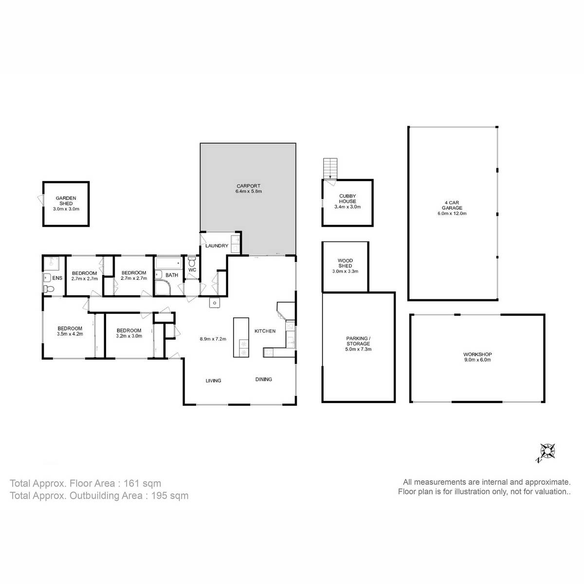 5 Stubbings Road, Grove For Sale by Farmbuy.com - floorplan 1