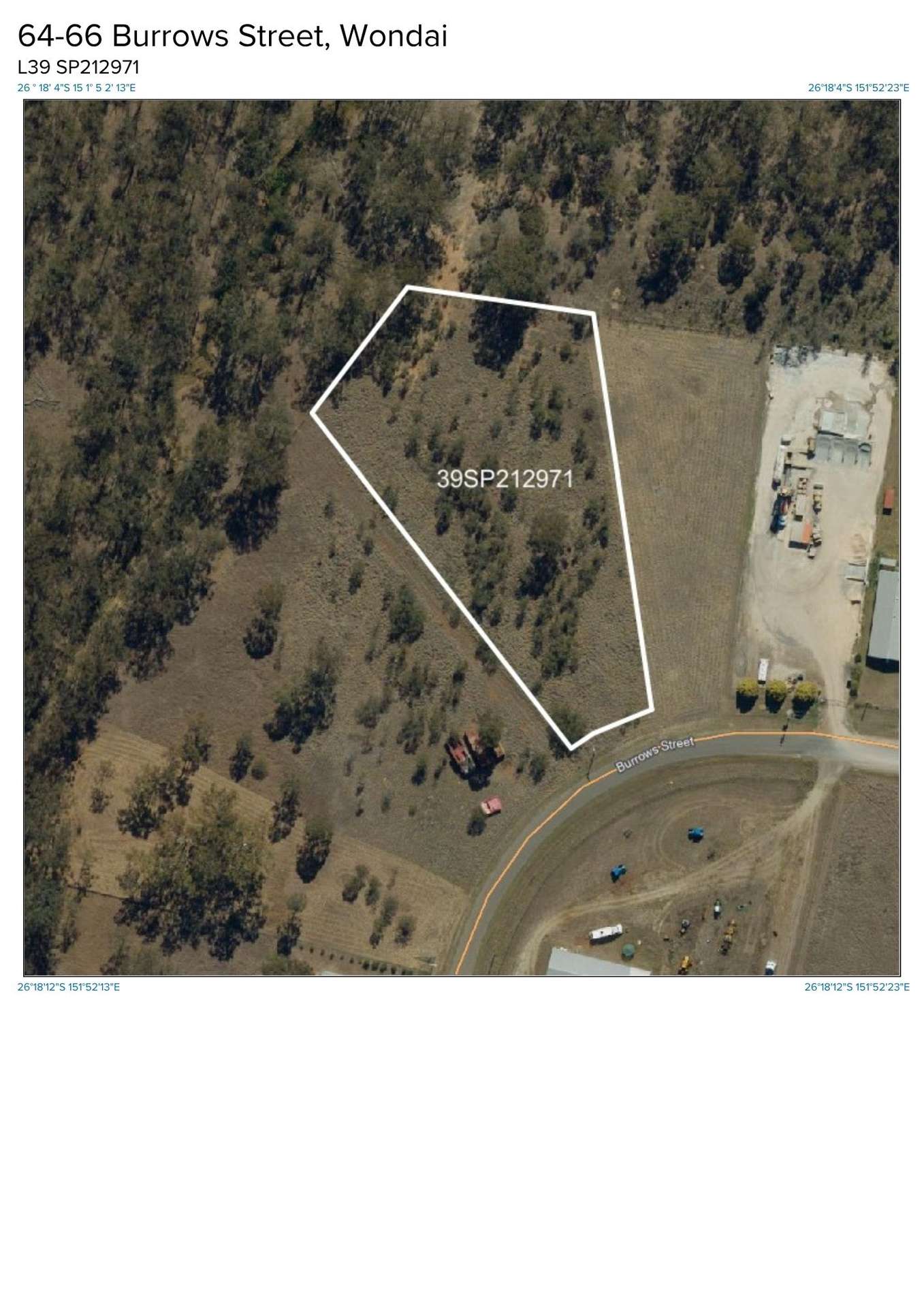 64-66 BURROWS STREET, Wondai For Sale by Farmbuy.com - floorplan 1