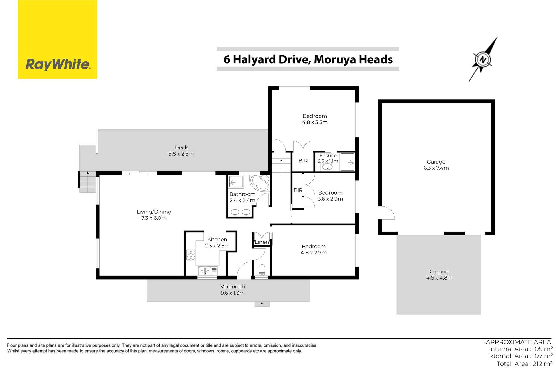 6 Halyard Drive, Moruya Heads For Sale by Farmbuy.com - floorplan 1