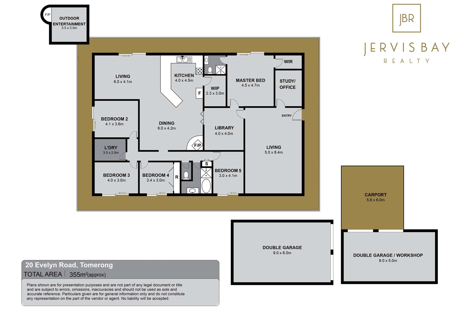 20 Evelyn Road, Tomerong For Sale by Farmbuy.com - floorplan 1