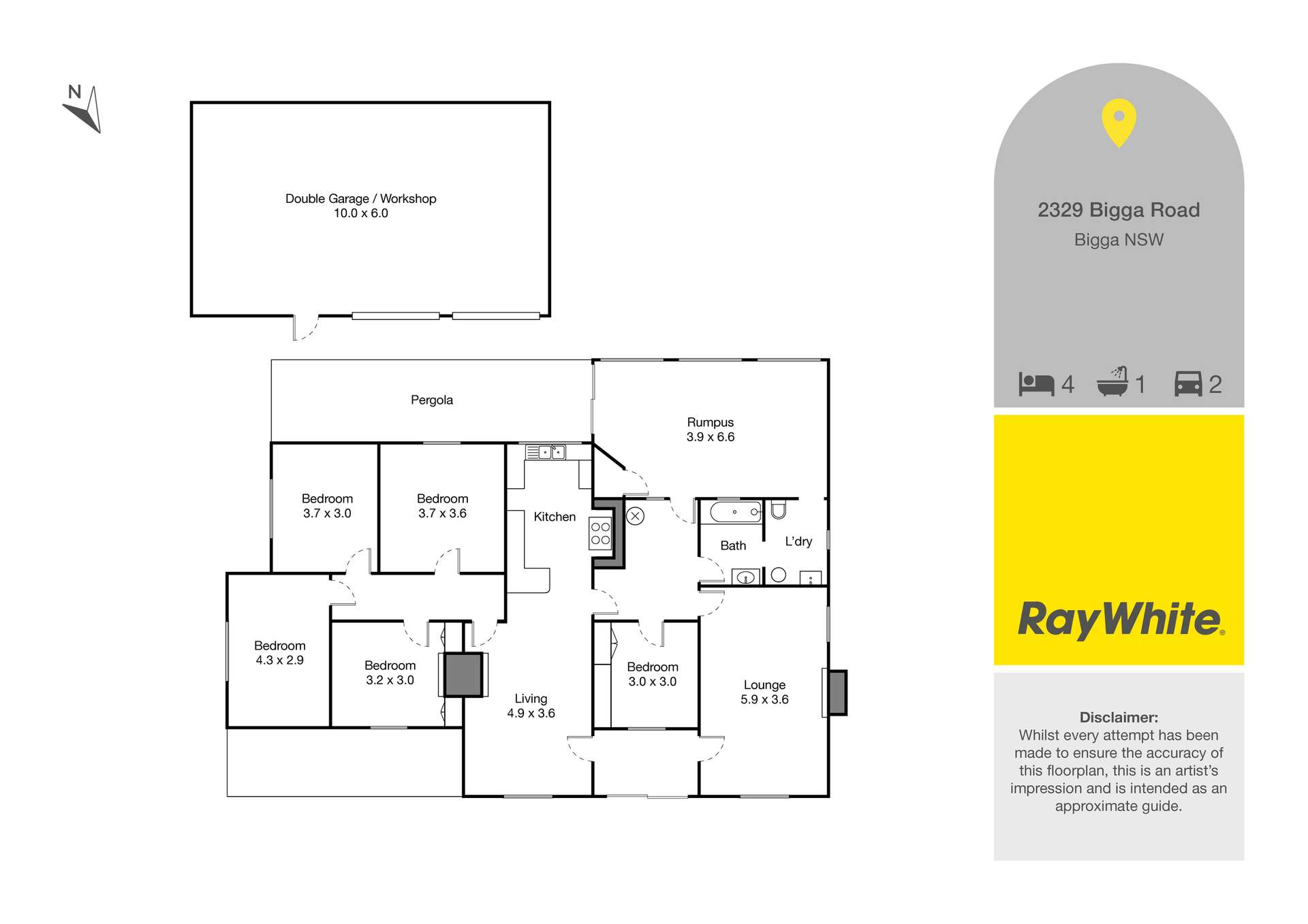 2329 Bigga Road Bigga Via, Crookwell Auction by Farmbuy.com - floorplan 1