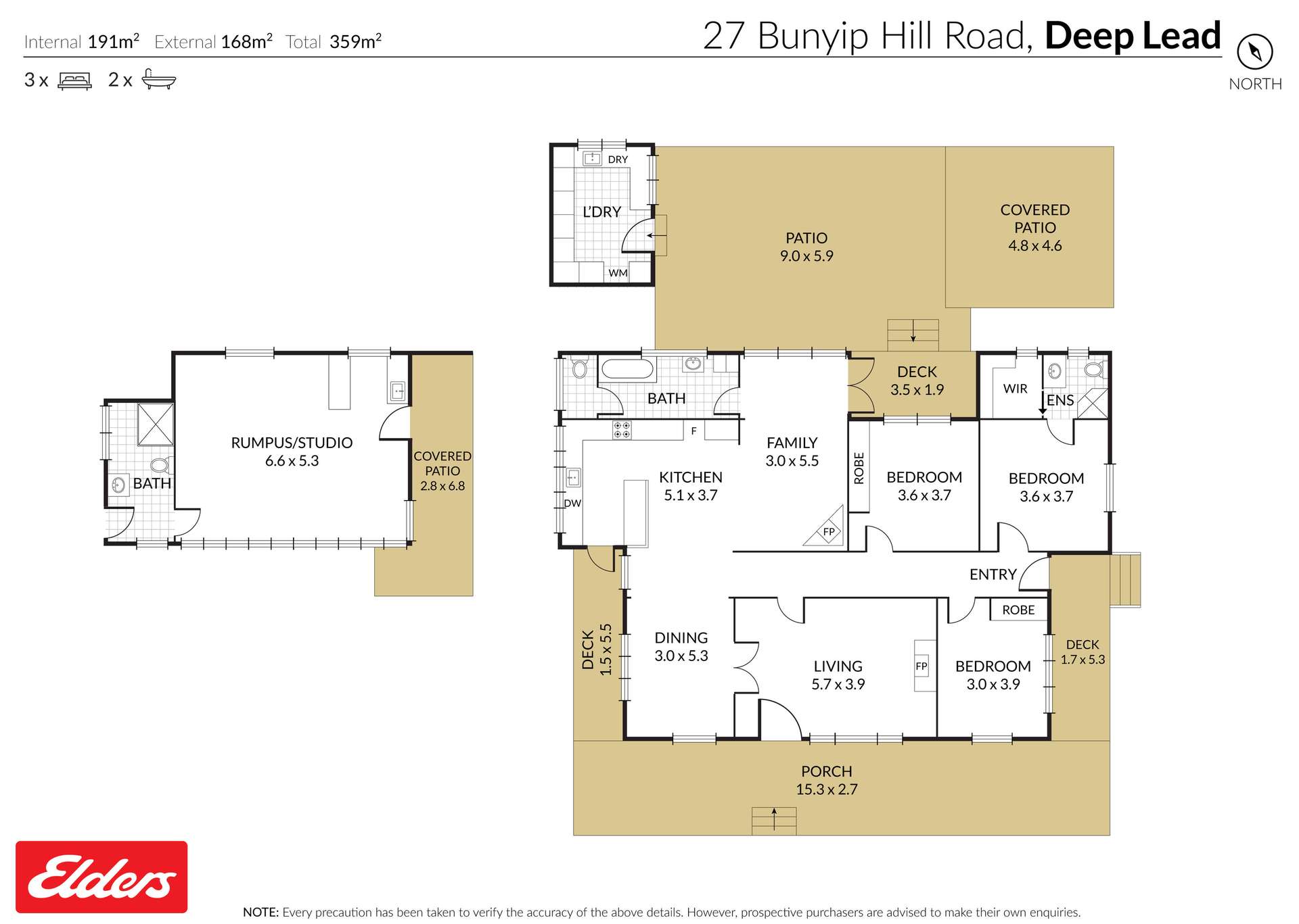 27 Bunyip Hill Road, Deep Lead For Sale by Farmbuy.com - floorplan 1