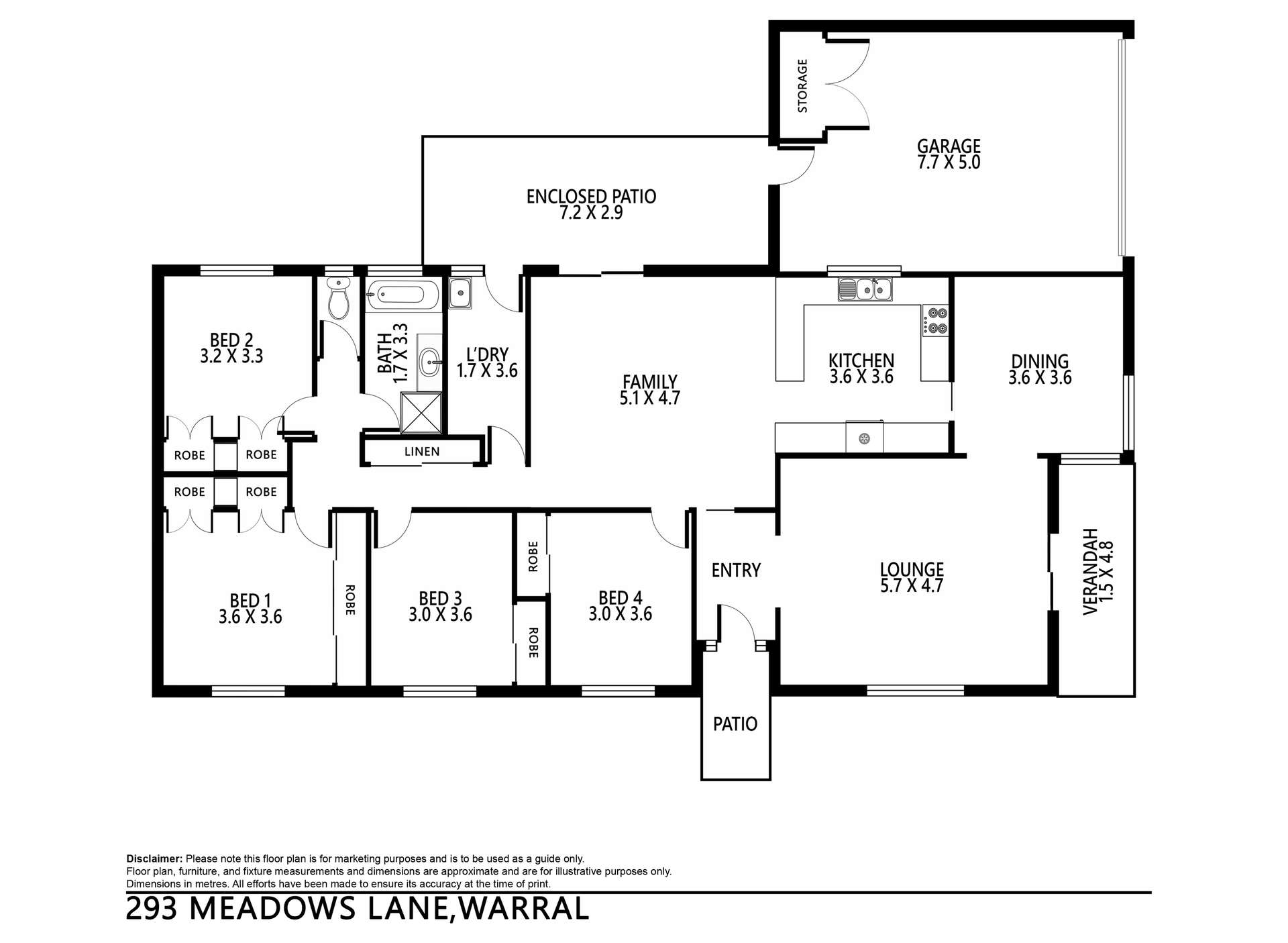 293 Meadows Lane, Tamworth For Sale by Farmbuy.com - floorplan 1