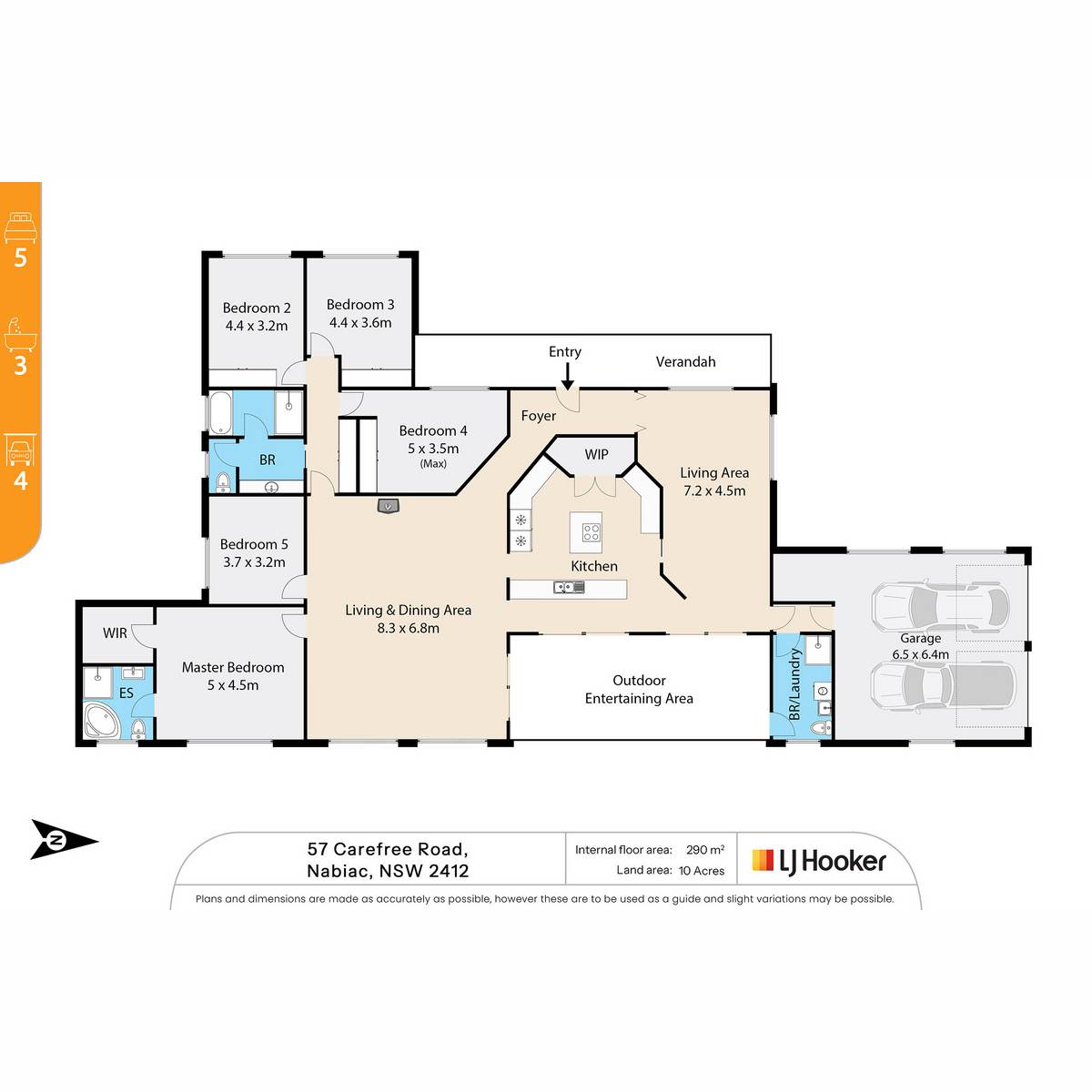 57 Carefree Road, Nabiac For Sale by Farmbuy.com - floorplan 1