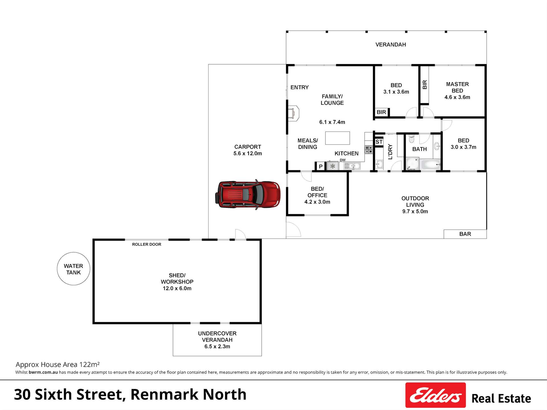 30 Sixth Street, Renmark For Sale by Farmbuy.com - floorplan 1