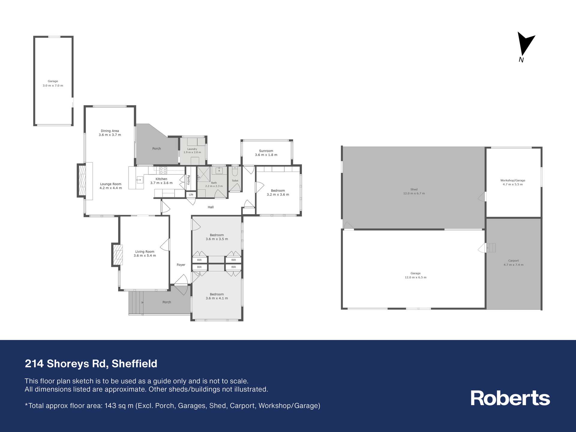 214 Shoreys Road, Sheffield For Sale by Farmbuy.com - floorplan 1