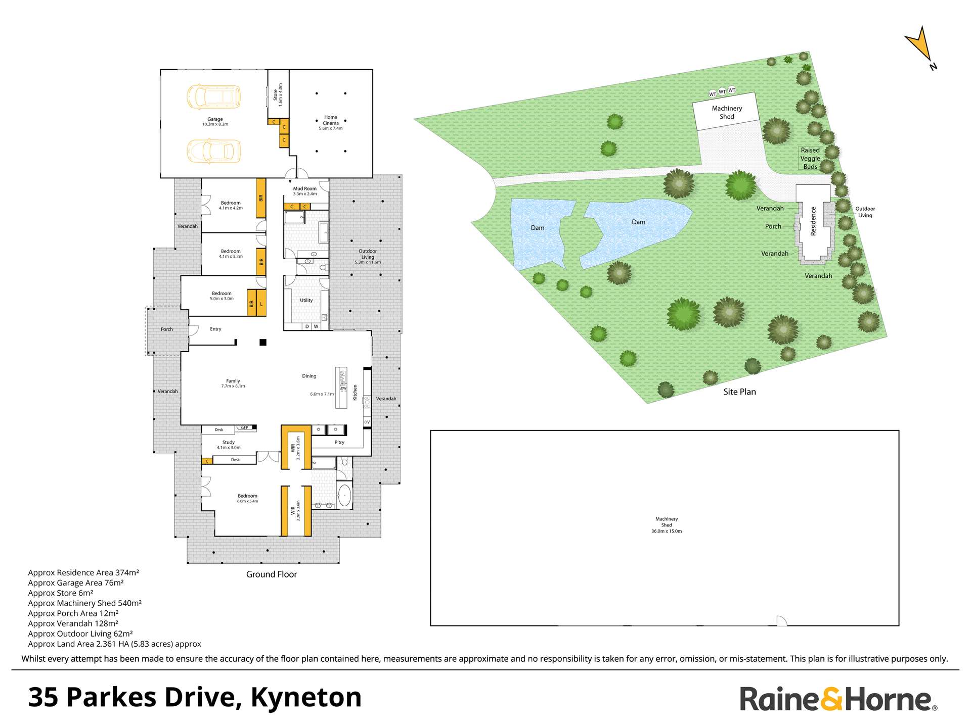 35 Parkes Drive, Kyneton For Sale by Farmbuy.com - floorplan 1