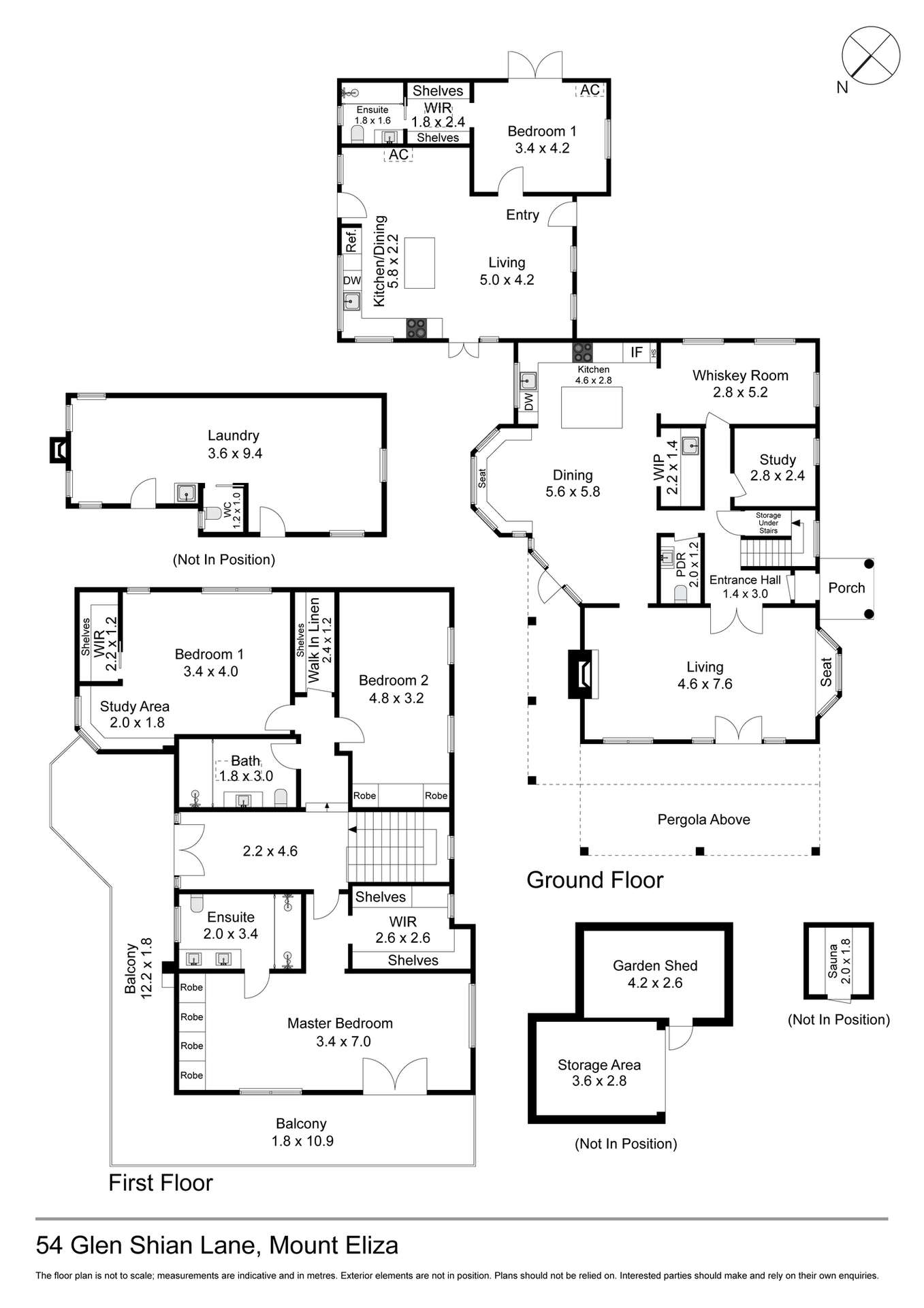 54 Glen Shian Lane, Mount Eliza For Sale by Farmbuy.com - floorplan 1
