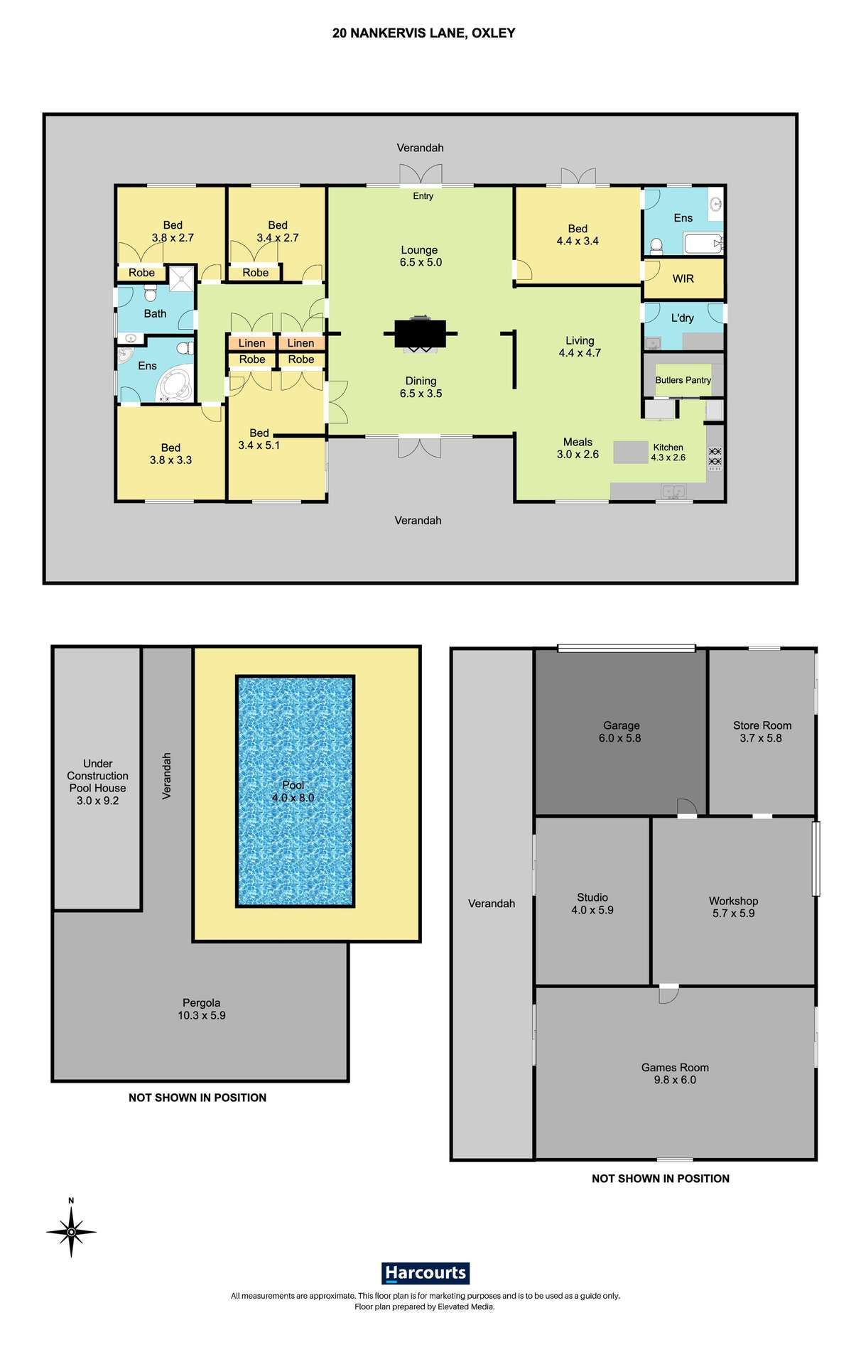 20 Nankervis Lane, Oxley For Sale by Farmbuy.com - floorplan 1