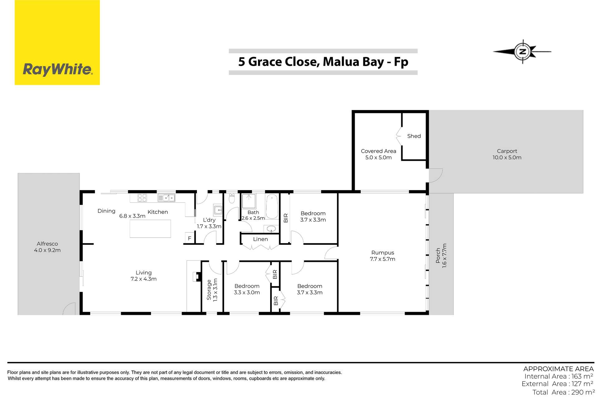 5 Grace Close, Malua Bay For Sale by Farmbuy.com - floorplan 1