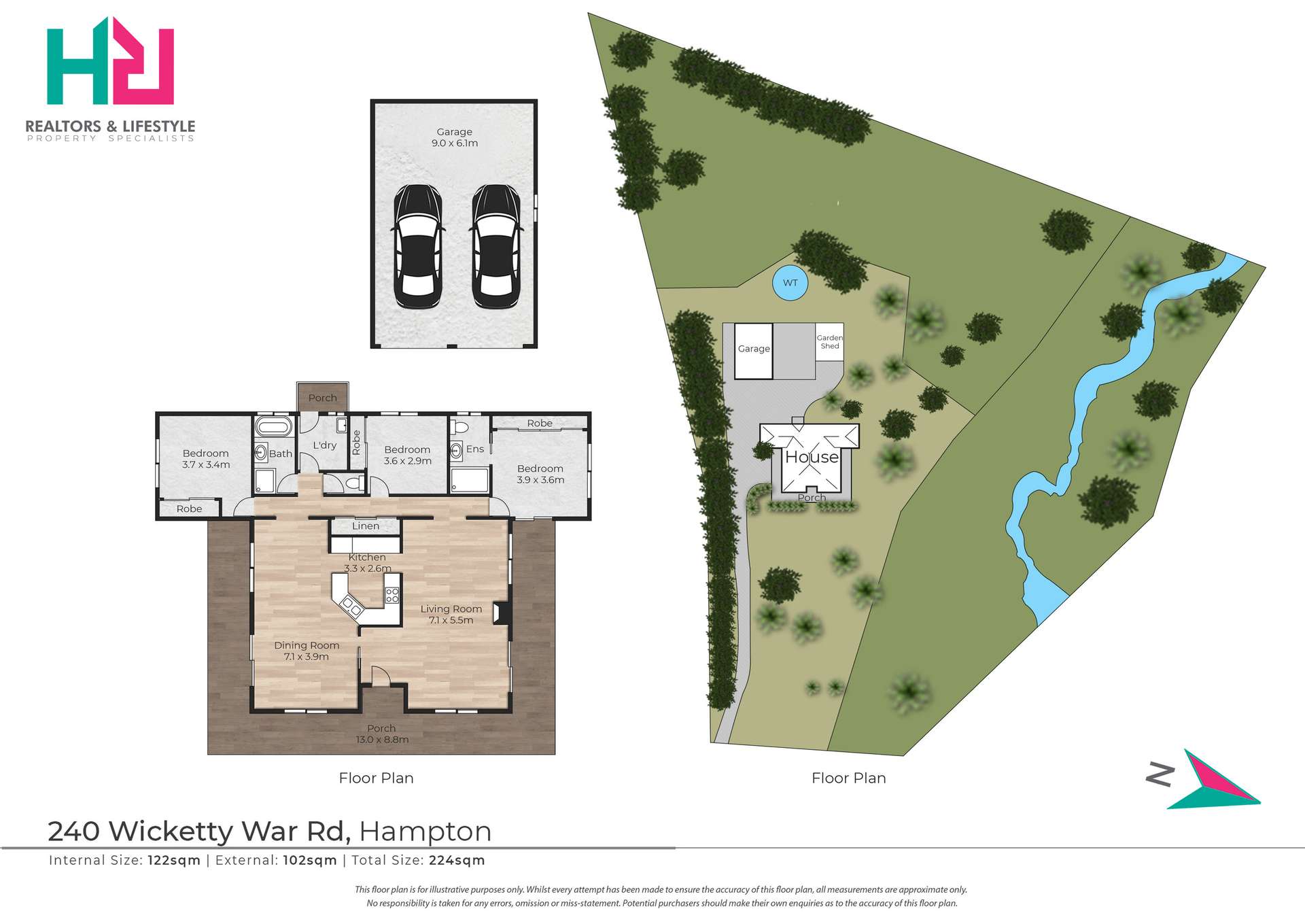 240 Wicketty War Road, Hampton For Sale by Farmbuy.com - floorplan 1
