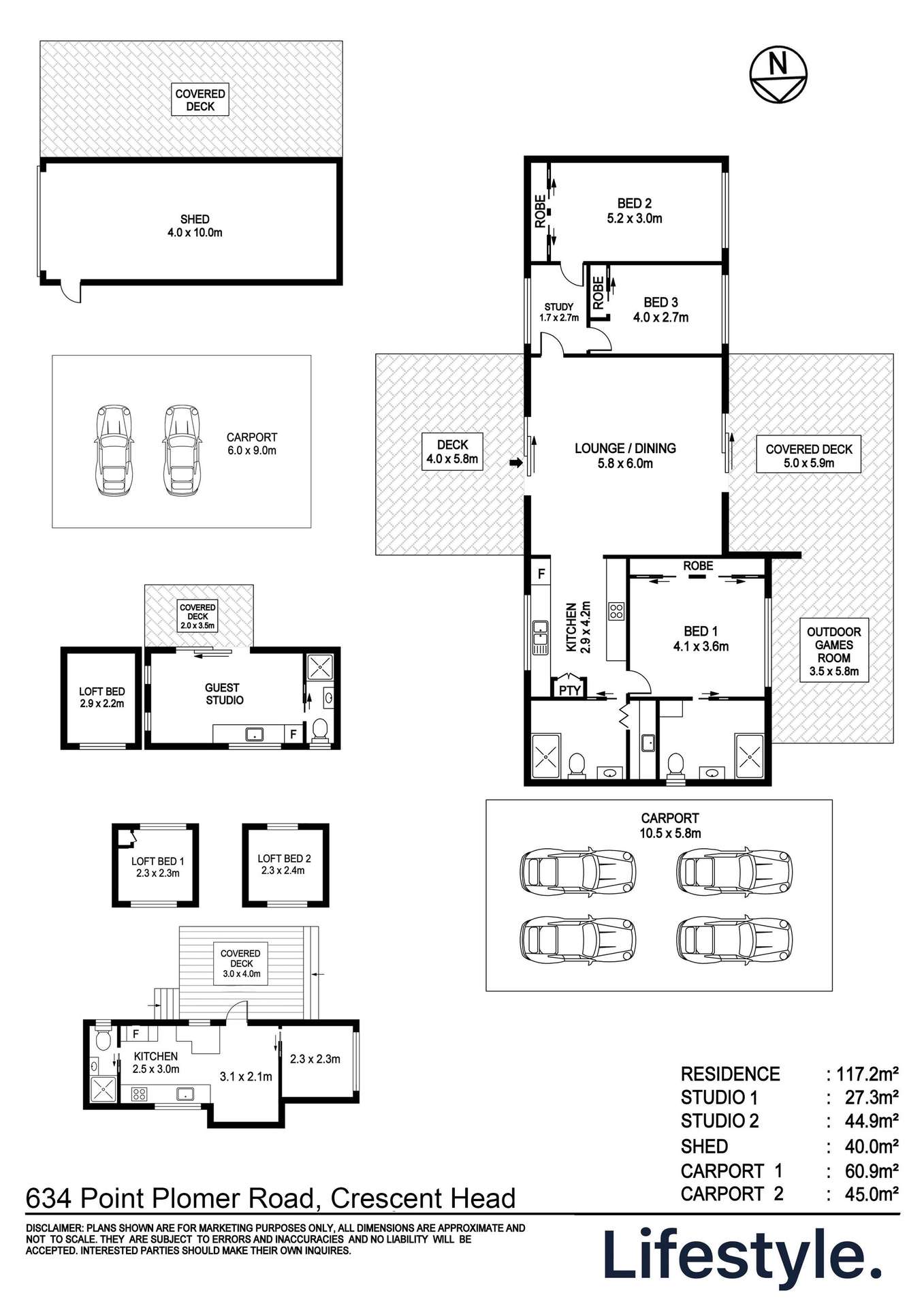 634 Point Plomer Road, Crescent Head For Sale by Farmbuy.com - floorplan 1