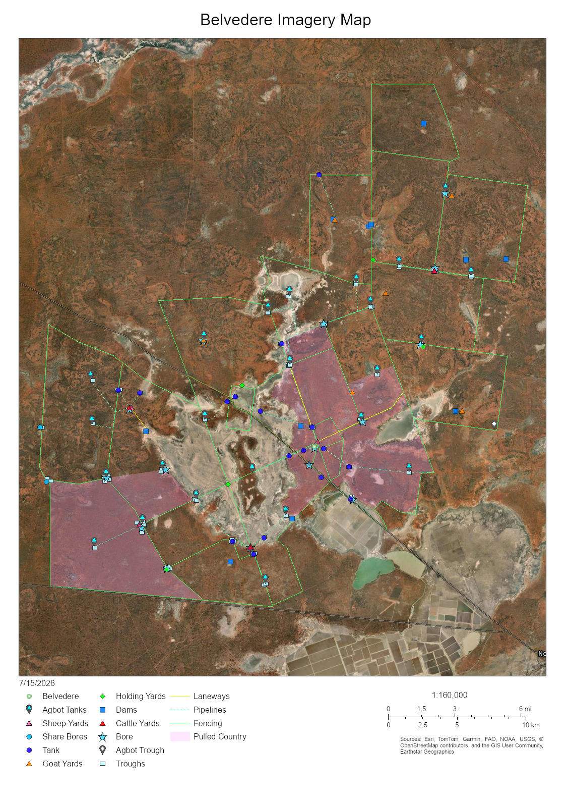 "Belvedere" 2264 Dowling Track, North Bourke For Sale by Farmbuy.com - floorplan 1