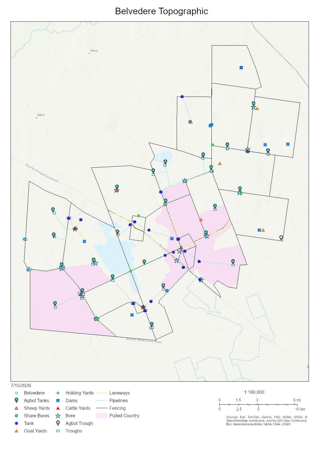 "Belvedere" 2264 Dowling Track, North Bourke For Sale by Farmbuy.com - floorplan 2