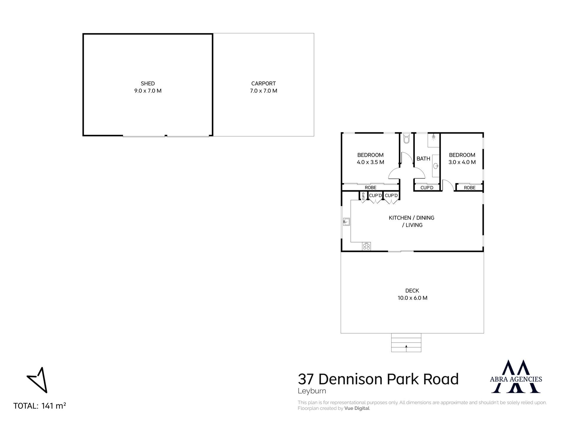 37 Dennison Park Drive, Leyburn For Sale by Farmbuy.com - floorplan 1