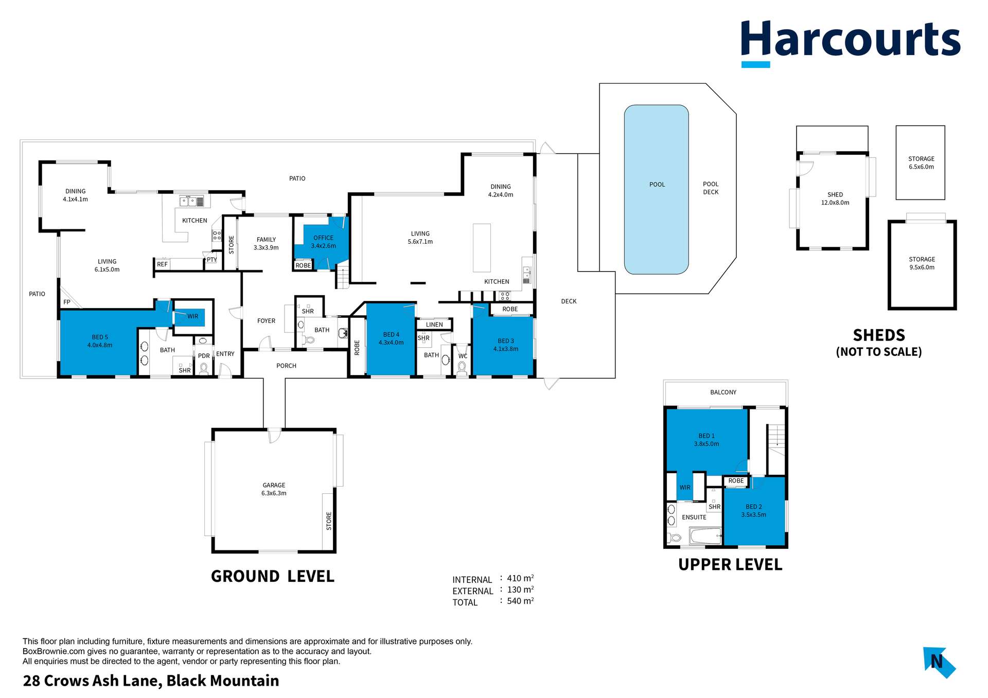 28 Crows Ash Lane, Black Mountain For Sale by Farmbuy.com - floorplan 1