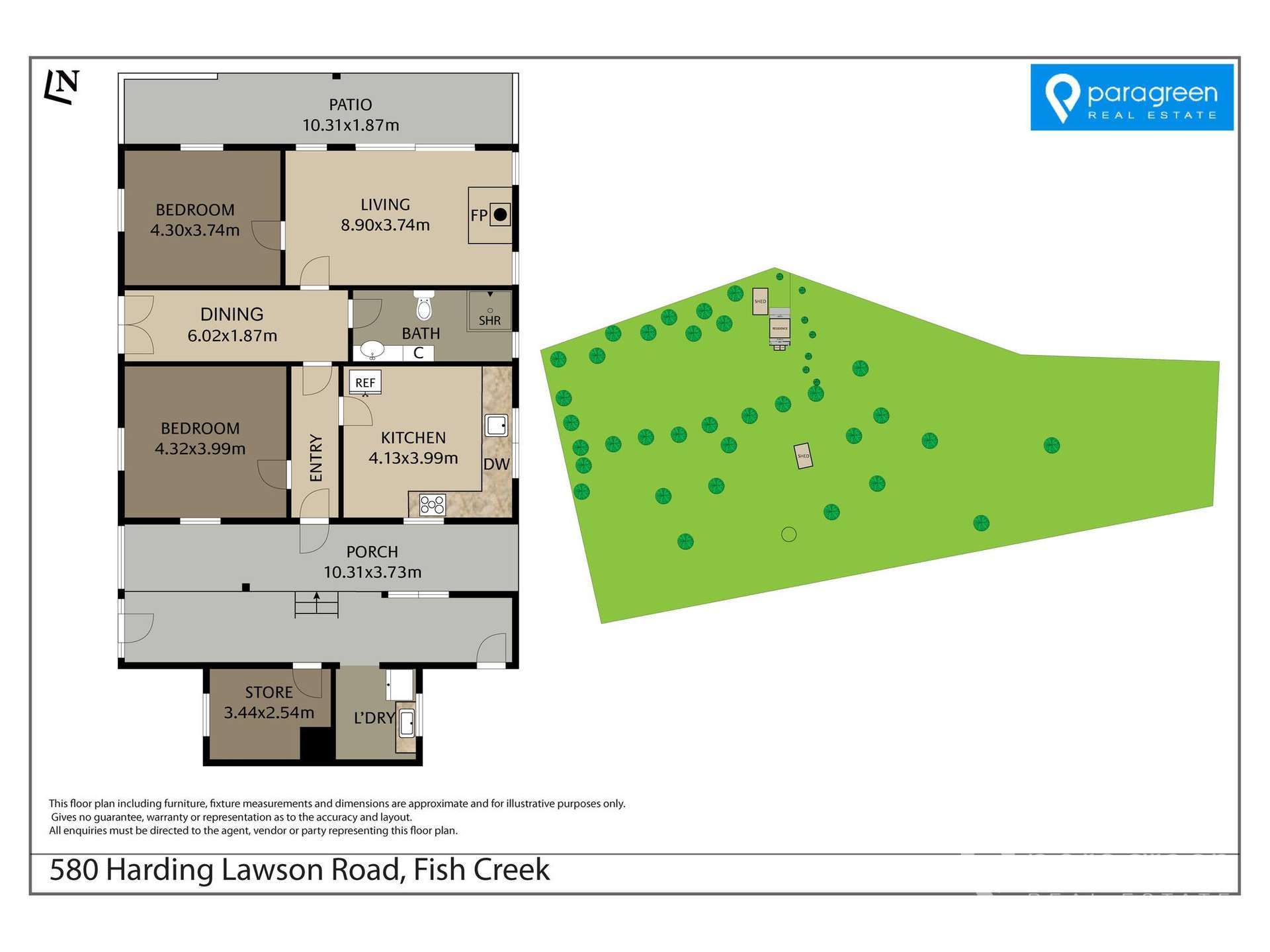 580 Harding Lawson Road, Fish Creek For Sale by Farmbuy.com - floorplan 1