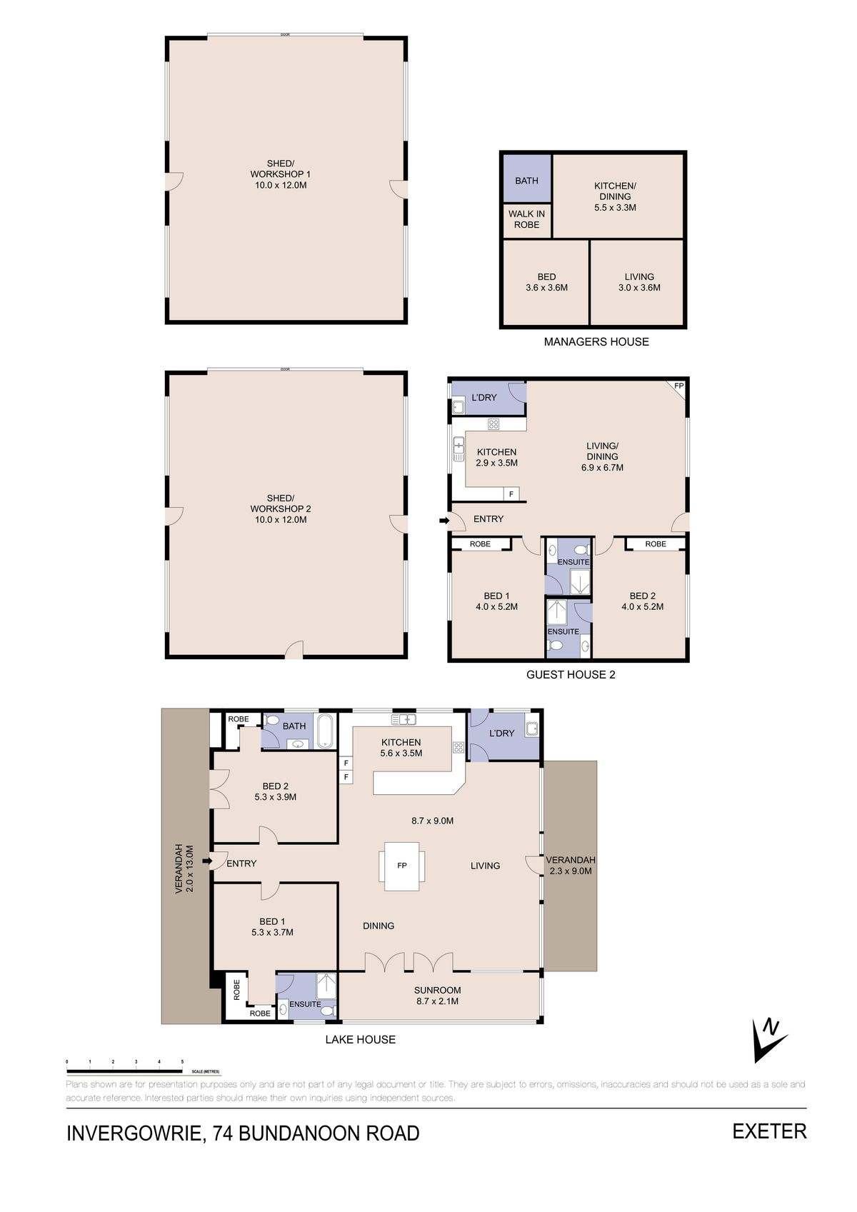 74 Bundanoon Road, Exeter For Sale by Farmbuy.com - floorplan 2