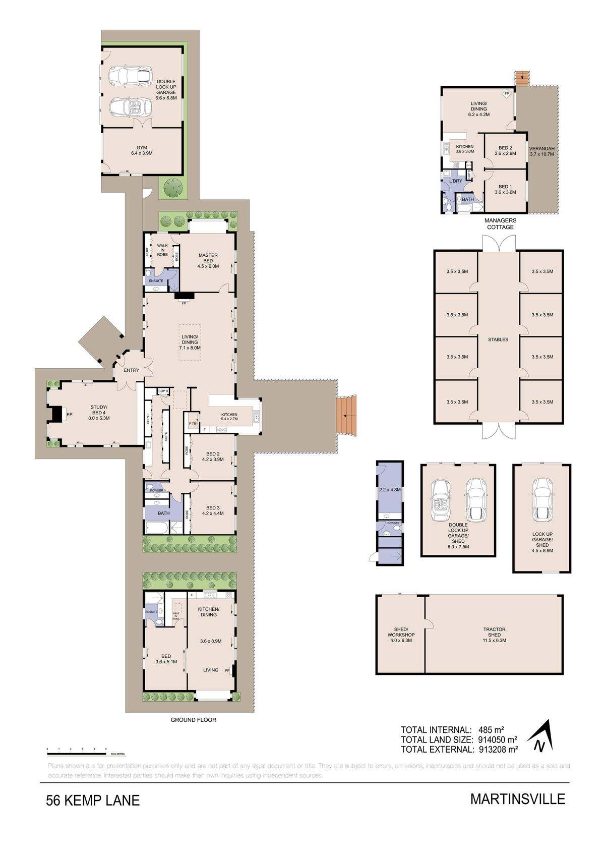 56 Kemp Lane, Martinsville For Sale by Farmbuy.com - floorplan 1