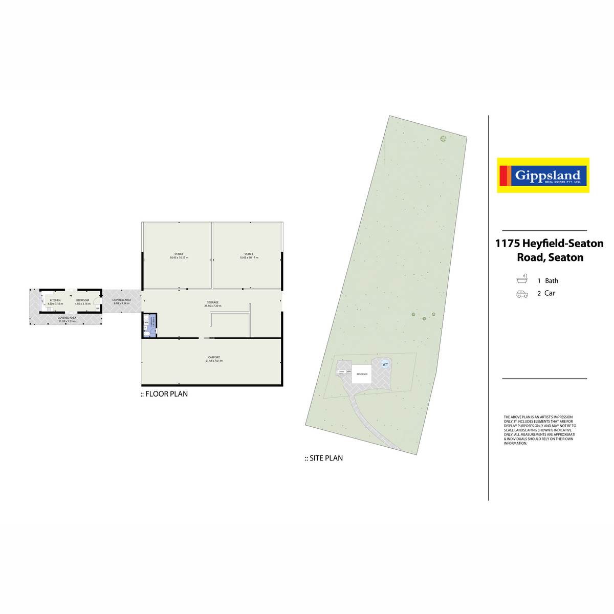 1175 Heyfield-Seaton Road, Seaton For Sale by Farmbuy.com - floorplan 1