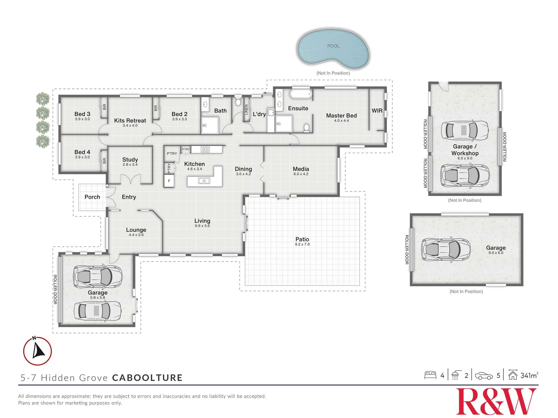 5-7 Hidden Grove, Caboolture For Sale by Farmbuy.com - floorplan 1