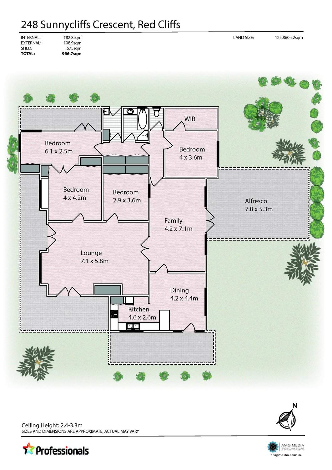 248 Sunnycliffs Crescent, Red Cliffs For Sale by Farmbuy.com - floorplan 1