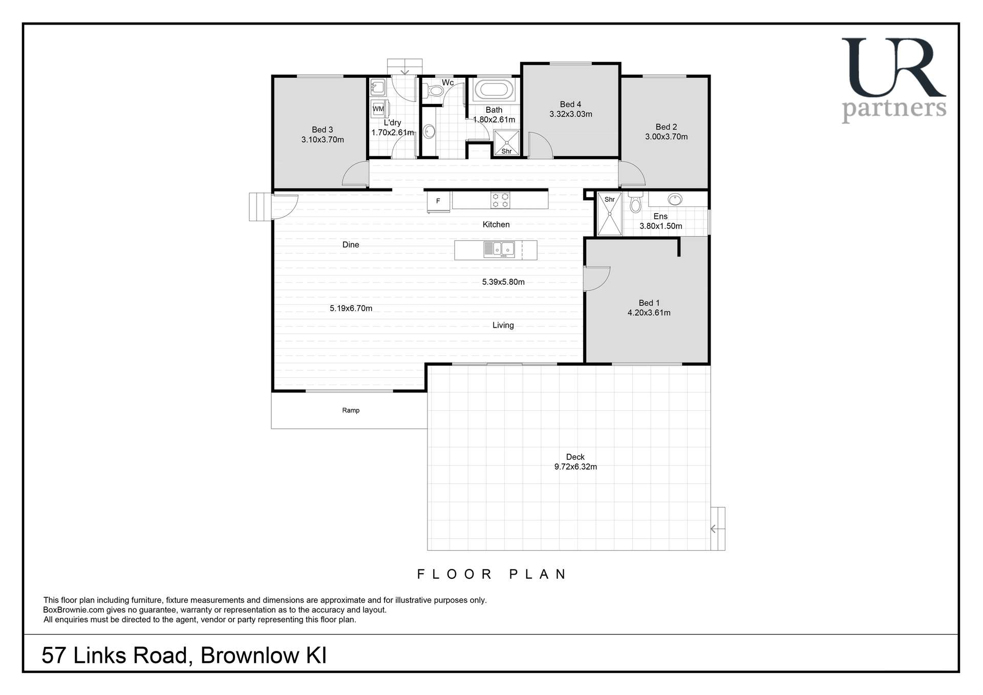 57 Links Road, Brownlow Ki For Sale by Farmbuy.com - floorplan 1