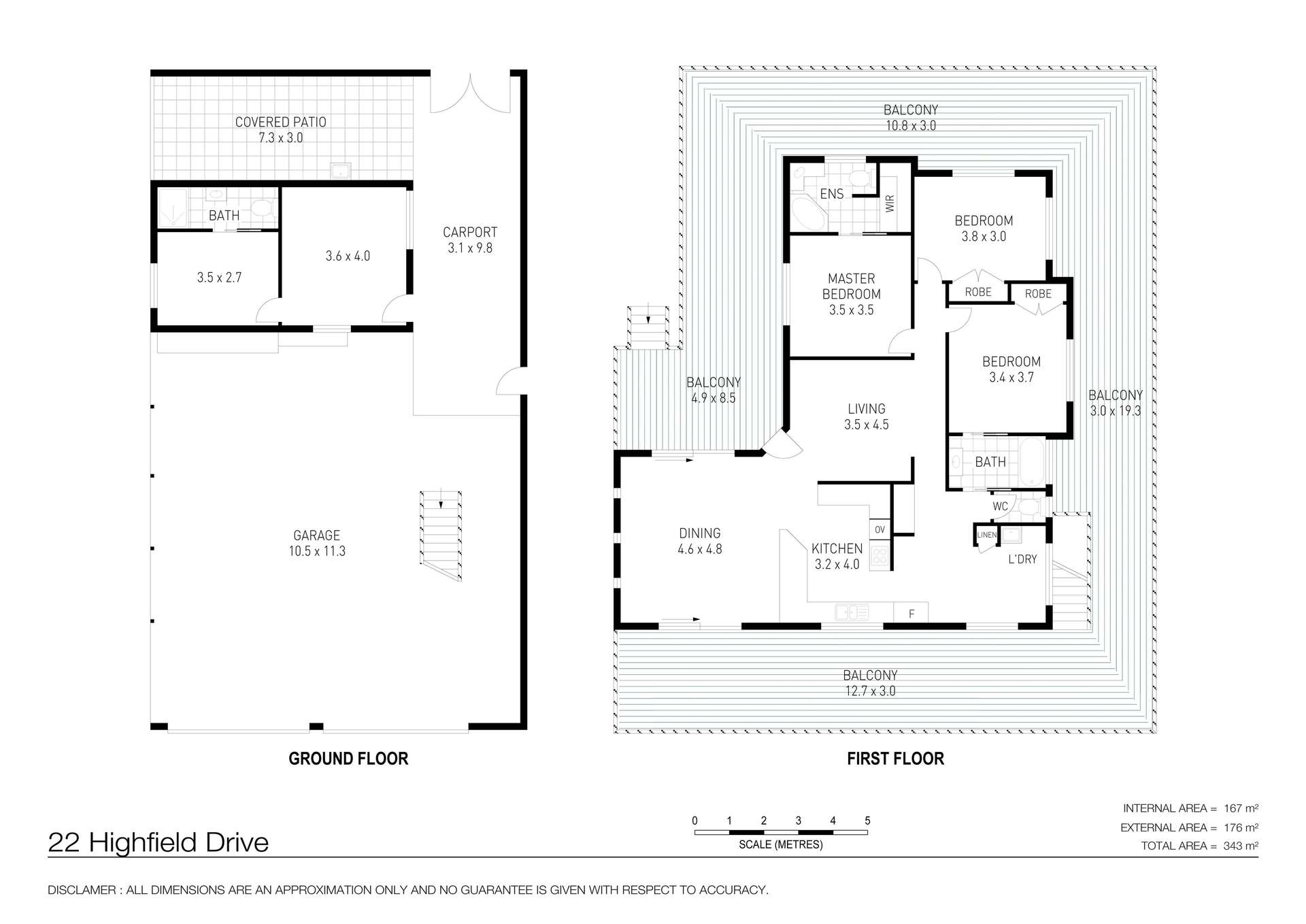 22 Highfield Drive, Chatsworth For Sale by Farmbuy.com - floorplan 1