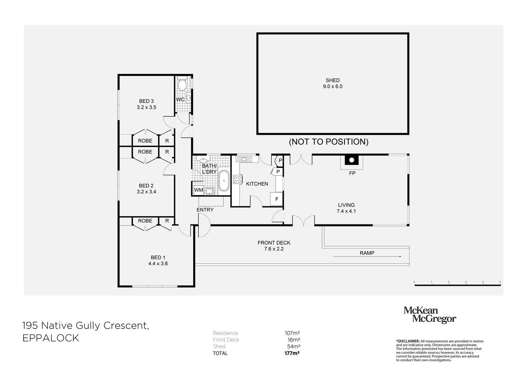 195 Native Gully Crescent, Eppalock For Sale by Farmbuy.com - floorplan 1