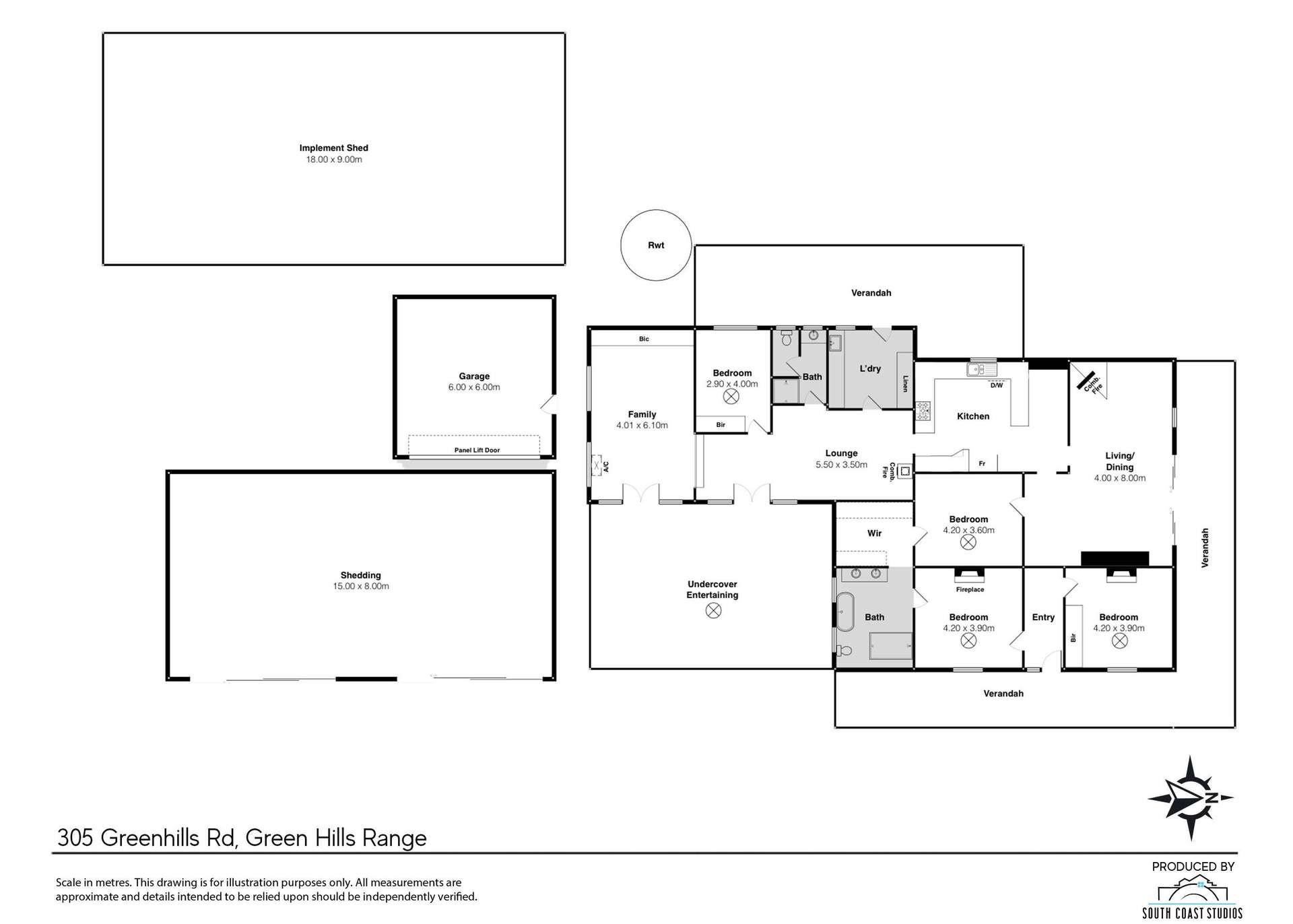 305 Greenhills Road, Green Hills Range For Sale by Farmbuy.com - floorplan 1