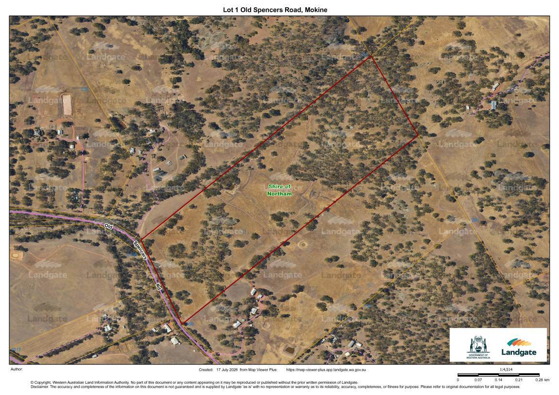 Lot 1,  Old Spencers Road, Mokine For Sale by Farmbuy.com - floorplan 1